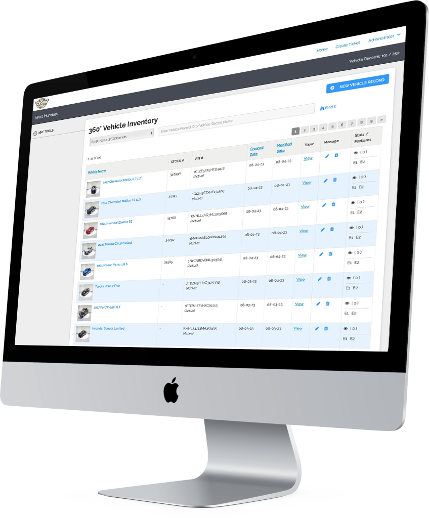 Motorstreet 360 Dashboard